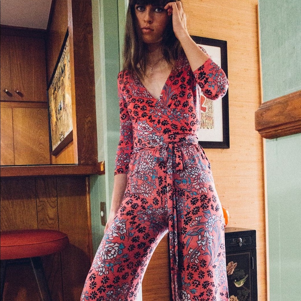 Novella Royalle Red Jumpsuit